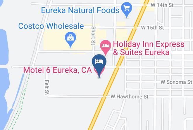 Humboldt - Motel 6 Eureka Ca Maps