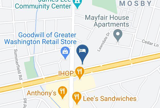 Fairfax - Motel 6 Falls Church Va Arlington Blvd Maps