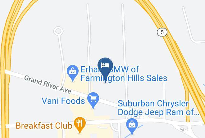 Oakland County - Motel 6 Farmington Hills Mi Northwest Farmington Hills Maps