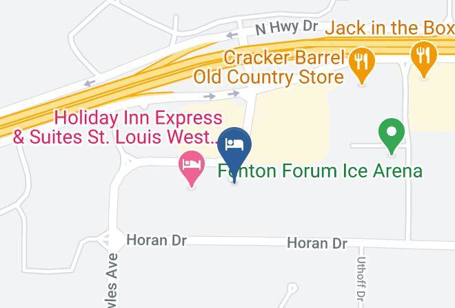 St Louis - Motel 6 Fenton Mo Maps