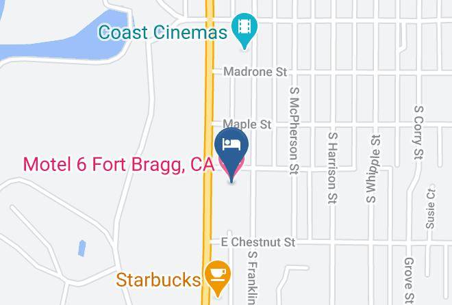 Mendocino - Motel 6 Fort Bragg Ca Maps