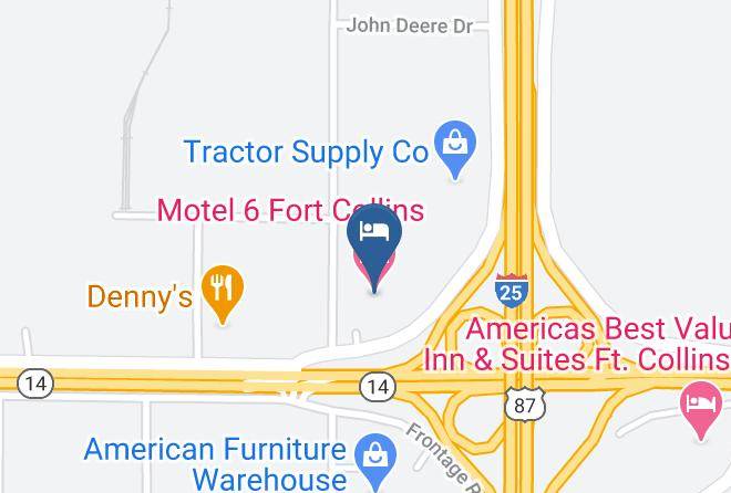 Larimer - Motel 6 Fort Collins Co Maps