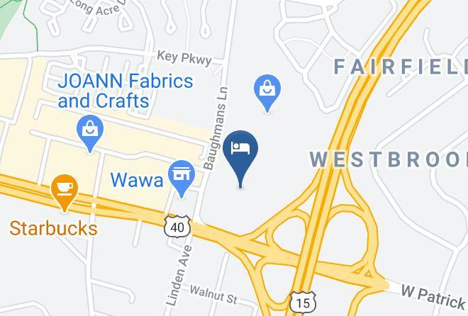 Frederick - Motel 6 Frederick Md Fort Detrick Maps