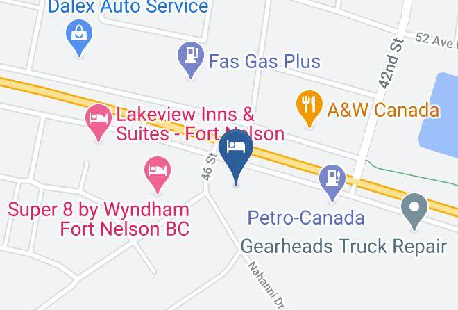 Northern Rockies - Motel 6 Fort Nelson Bc Maps