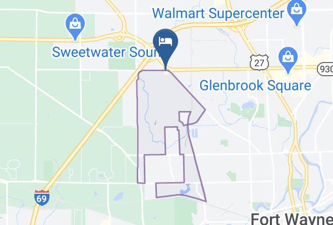 Allen - Motel 6 Fort Wayne In Maps
