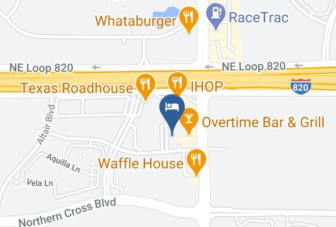 Motel 6 Fort Worth Tx Map