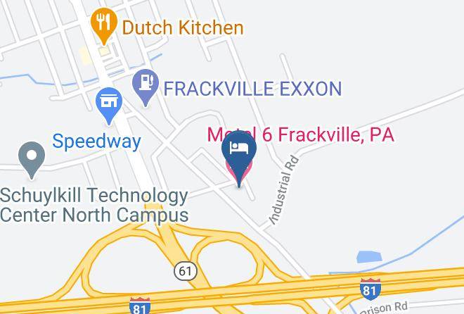 Schuylkill - Motel 6 Frackville Pa Maps