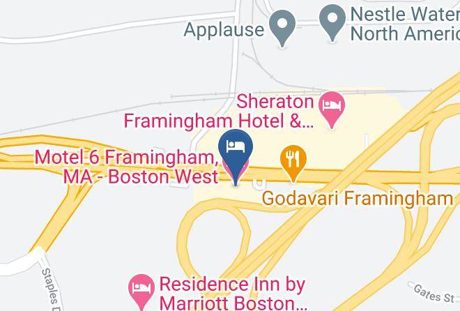 Middlesex - Motel 6 Framingham Ma Boston West Maps