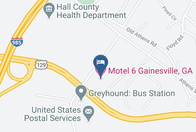 Hall - Motel 6 Gainesville Ga Maps