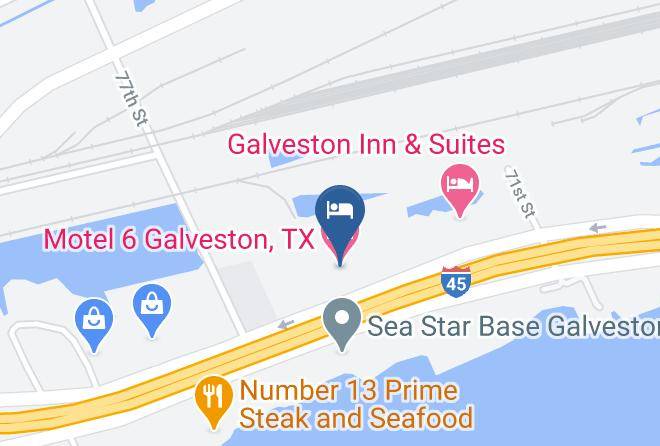 Motel 6 Galveston Tx Map