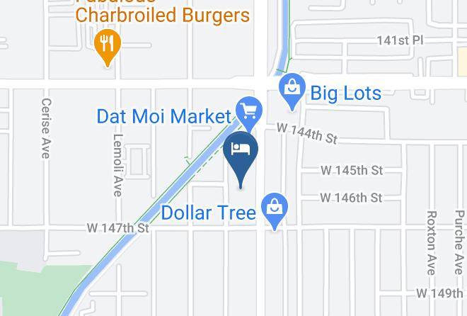 Los Angeles - Motel 6 Gardena Ca Maps