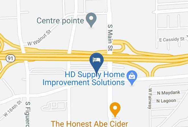 Los Angeles - Motel 6 Gardena Ca South Maps