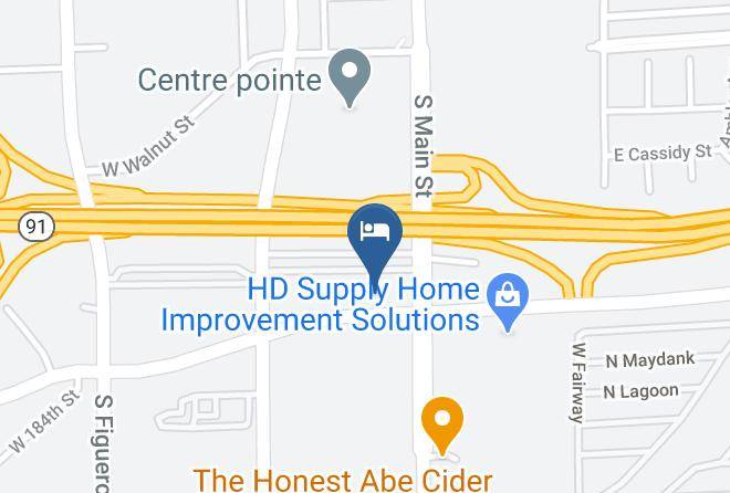 Motel 6 Gardena South Ca Map
