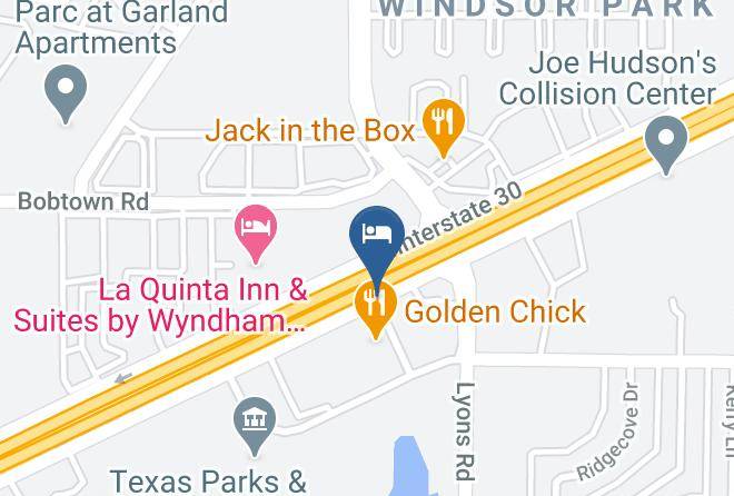 Dallas - Motel 6 Garland Tx Dallas Maps