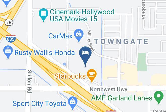 Motel 6 Garland Tx Garland Northwest Hwy Map