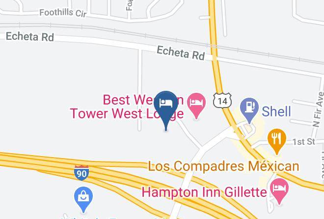 Baymont By Wyndham Gillette Map