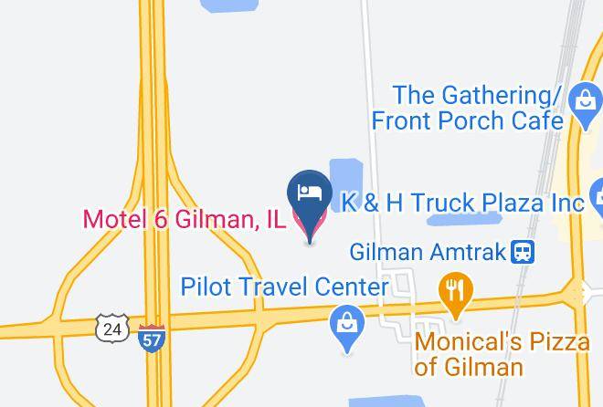 Iroquois - Motel 6 Gilman Il Maps