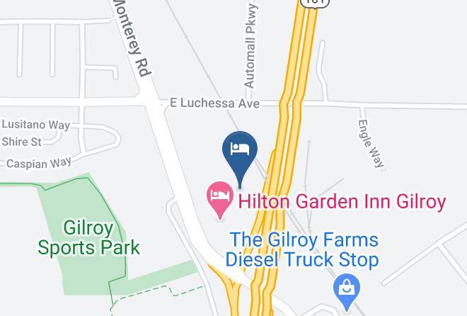 Santa Clara - Motel 6 Gilroy Ca Maps