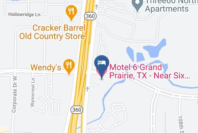 Tarrant - Motel 6 Grand Prairie Tx Near Six Flags Drive Maps