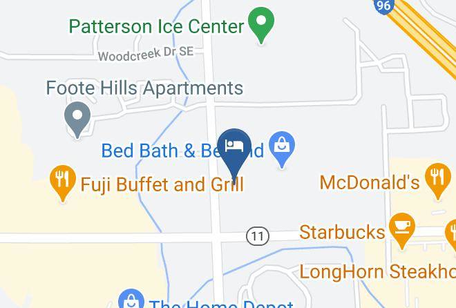Motel 6 Grand Rapids Airport Map