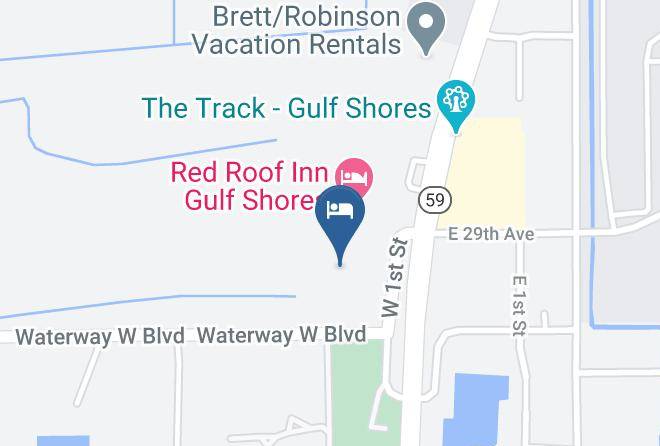 Baldwin - Motel 6 Gulf Shores Al Maps