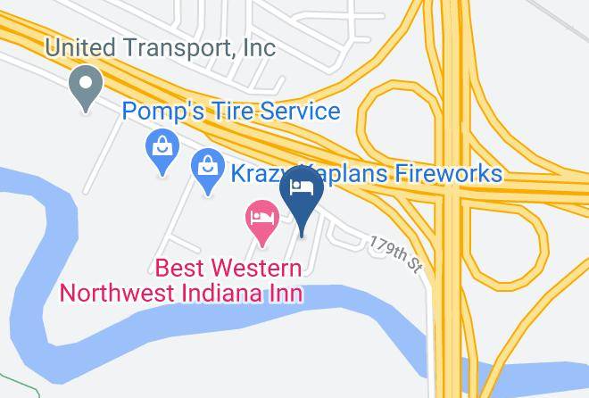Lake - Motel 6 Hammond In Chicago Area Maps