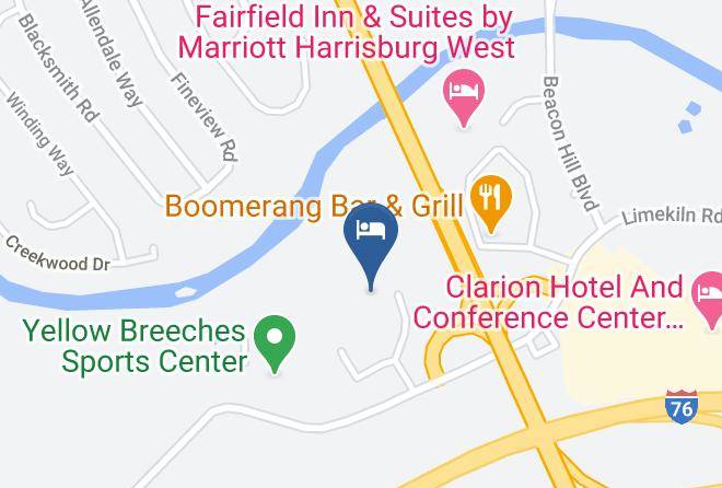 York - Motel 6 New Cumberland Pa Harrisburg Hershey South Maps