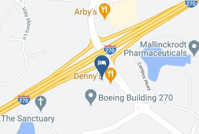 St Louis - Motel 6 Hazelwood Mo Maps