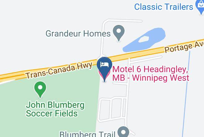 Division 11 - Motel 6 Headingley Mb Winnipeg West Maps
