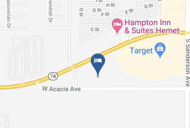 Riverside - Motel 6 Hemet Ca Maps