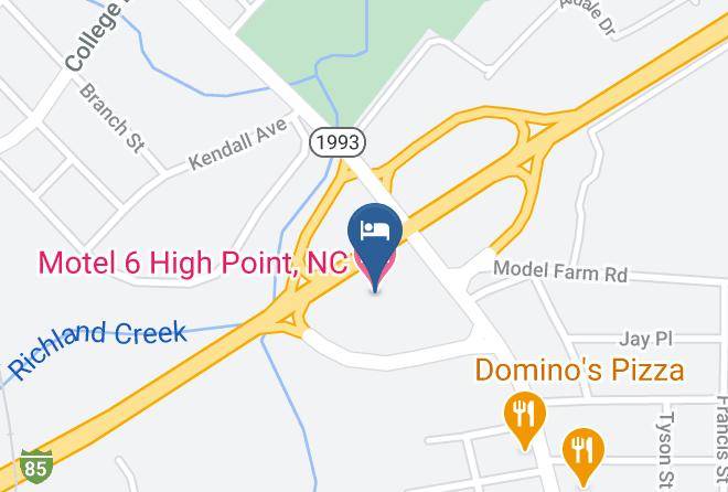 Guilford - Motel 6 High Point Nc Maps