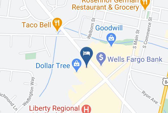 Motel 6 Hinesville Ga Map