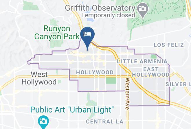 Los Angeles - Motel 6 Los Angeles Hollywood Maps
