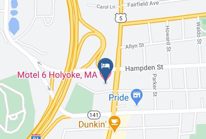 Hampden - Motel 6 Holyoke Ma Maps