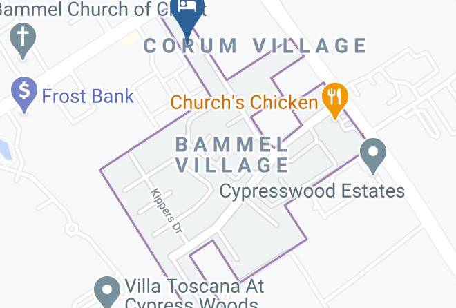Harris - Motel 6 Houston Tx North N Bammel Maps