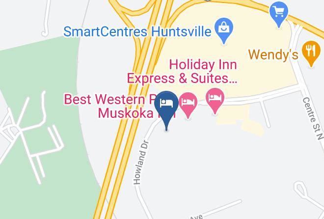 Muskoka - Motel 6 Huntsville On Maps