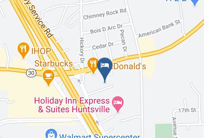 Walker - Motel 6 Huntsville Tx Maps