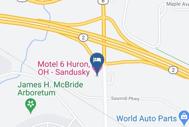 Motel 6 Huron Oh Sandusky Map