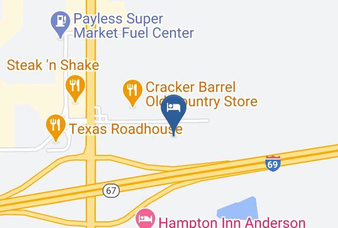 Motel 6 Anderson In Indianapolis Map