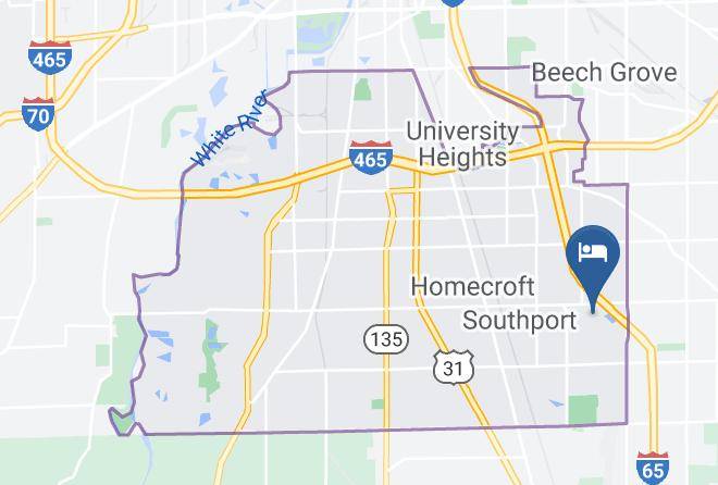 Marion - Motel 6 Indianapolis In Southport Maps