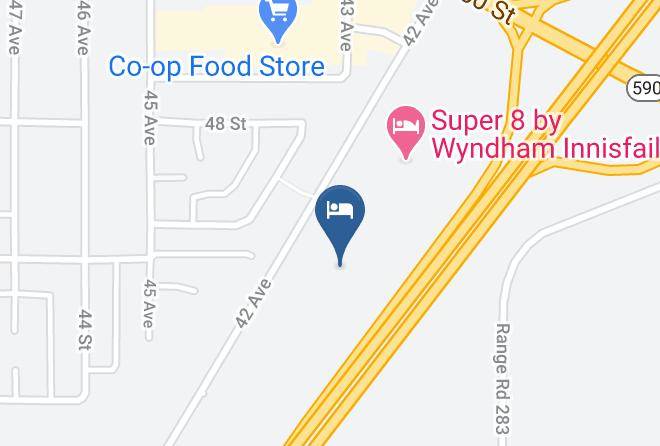 Division 8 - Motel 6 Innisfail Ab Maps