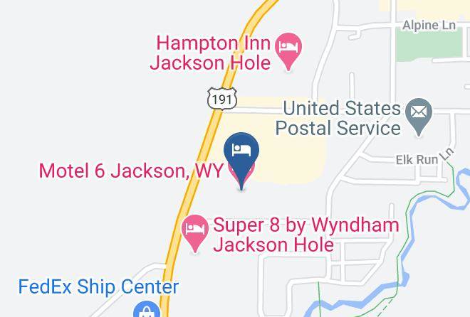 Teton - Jackson SouthTown Motel Maps