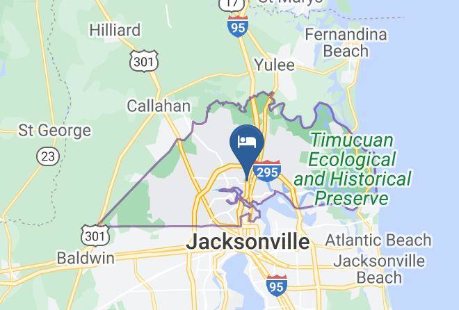 Stayable Suites Jacksonville Map