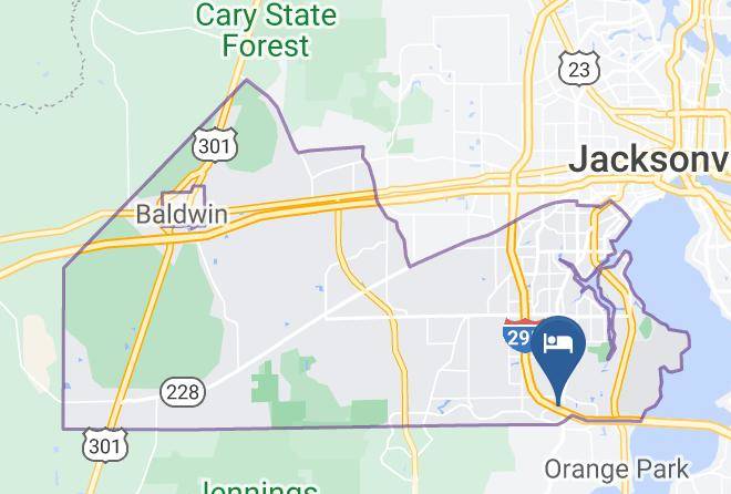 Duval - Motel 6 Jacksonville Fl Orange Park Maps