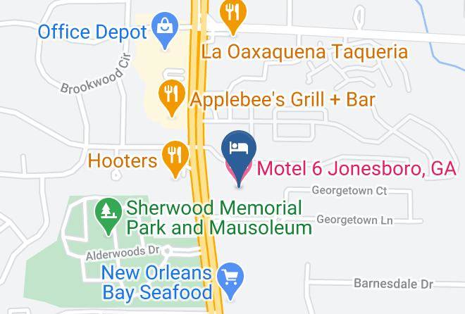 Clayton - Motel 6 Jonesboro Ga Maps