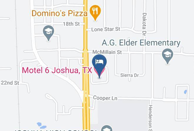 Johnson - Motel 6 Joshua Tx Maps