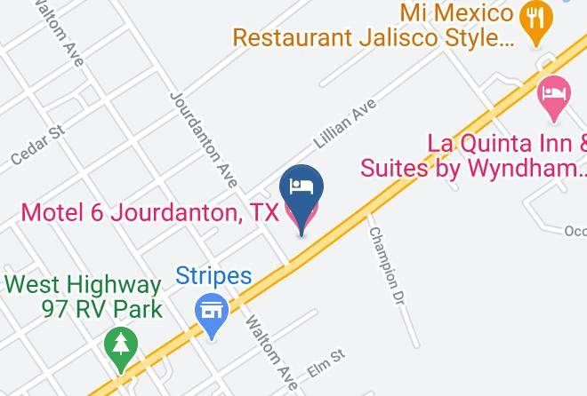 Motel 6 Jourdanton Tx Map