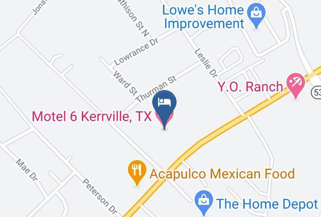 Kerr - Motel 6 Kerrville Tx Maps