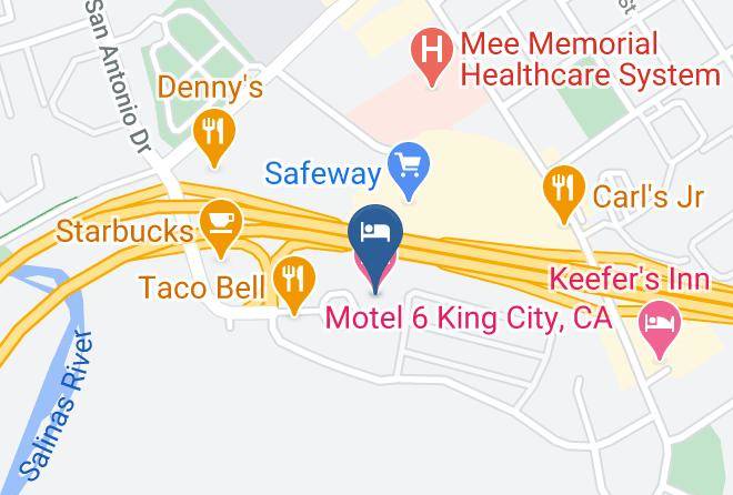Monterey - Motel 6 King City Ca Maps