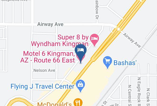 Motel 6 Kingman Az Route 66 East Map